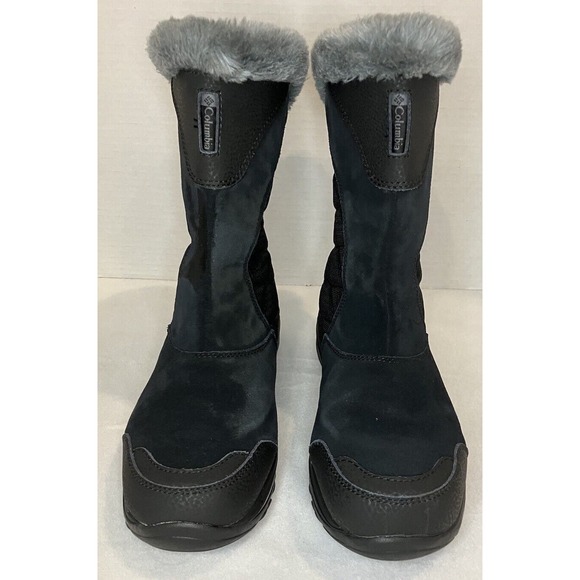 Columbia Women’s Size 7- Ice Maiden Slip III Black Pull On Winter Boots NEW - Picture 10 of 12